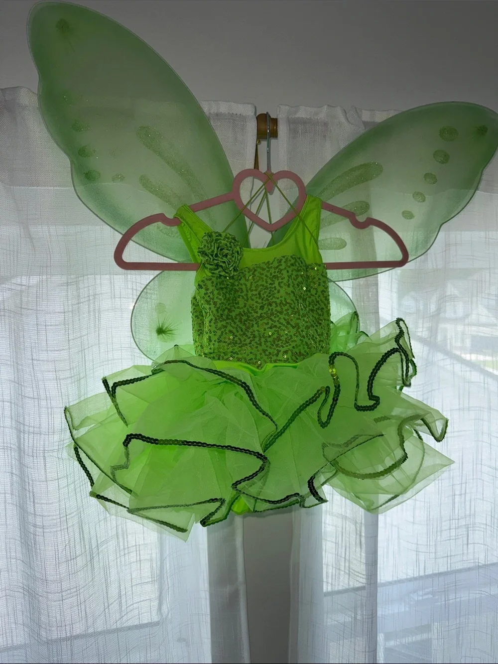 Revolution Bright Green Fairy Tutu Costume with Wings